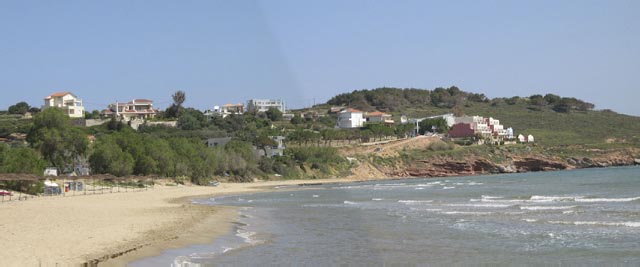 Het strand van Karfas